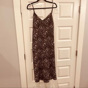 SMYM Animal Print Midi Dress